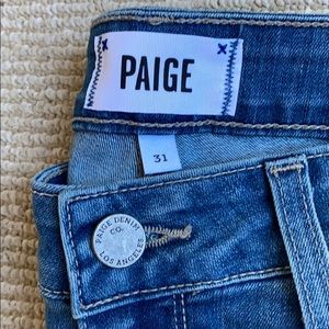 NWT Paige skyline ankle Peg jeans sz 31